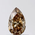 0.38ct Pear Natural Diamond (Colour Brown, Clarity VS1, Cut GD, IGI Certified)