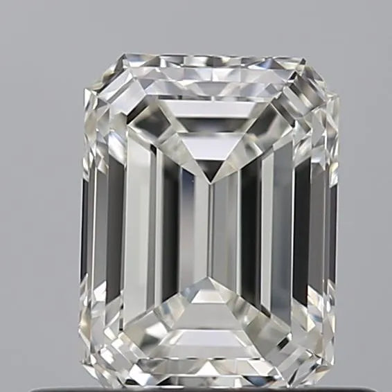 0.70ct Emerald Natural Diamond (Colour G, Clarity VVS1, Cut VG, IGI Certified)