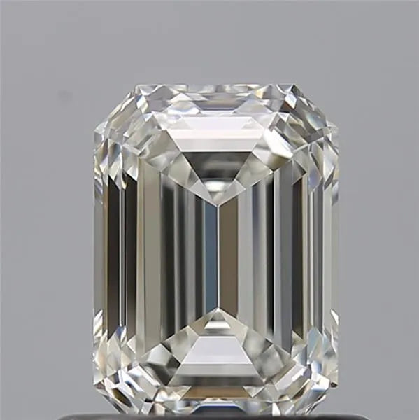 0.70ct Emerald Natural Diamond (Colour G, Clarity VVS1, Cut VG, IGI Certified)